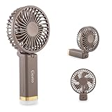 Gesto Portable Fan Rechargeable with LED Light