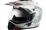 Vega Off Road D/V Gangster White Red Helmet-M