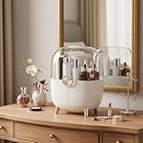 Amazon Basics Multi-Color Cosmetic Storage Box with LED Mirror