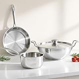 SOLARA Sterra Stainless Steel Cookware Set of 3