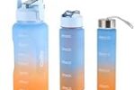 CELLO All Day Set of 3 Pieces Water Bottles (310ml, 790ml, 2085ml)