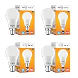 wipro Garnet 10W LED Bulb |Cool Day White (6500K) | Pack of 4