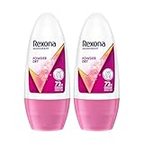 Rexona Powder Dry Underarm Roll-On Deodorant 50ML (pack of 2)