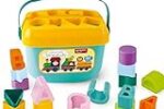 Toyshine Baby’s First Educational Shape Sorting Blocks Toy | 16 Pcs