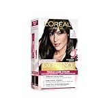 L’Oréal Paris Permanent Hair Colour Natural Darkest Brown, 72ml+100g