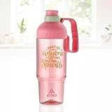 ATTRO My Cup Tumbler Plastic Water Bottle with Handl 1000ml