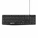 amazon basics Wired Keyboard with 104 Key