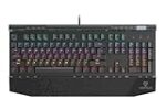 Vertux Gaming Keyboard, Ergonomic USB Wired Mechanical Keyboard
