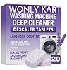 WONLY KART Lavender-scented 20 Pcs Washing Machine Descaler Tablets