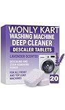 WONLY KART Lavender-scented 20 Pcs Washing Machine Descaler Tablets