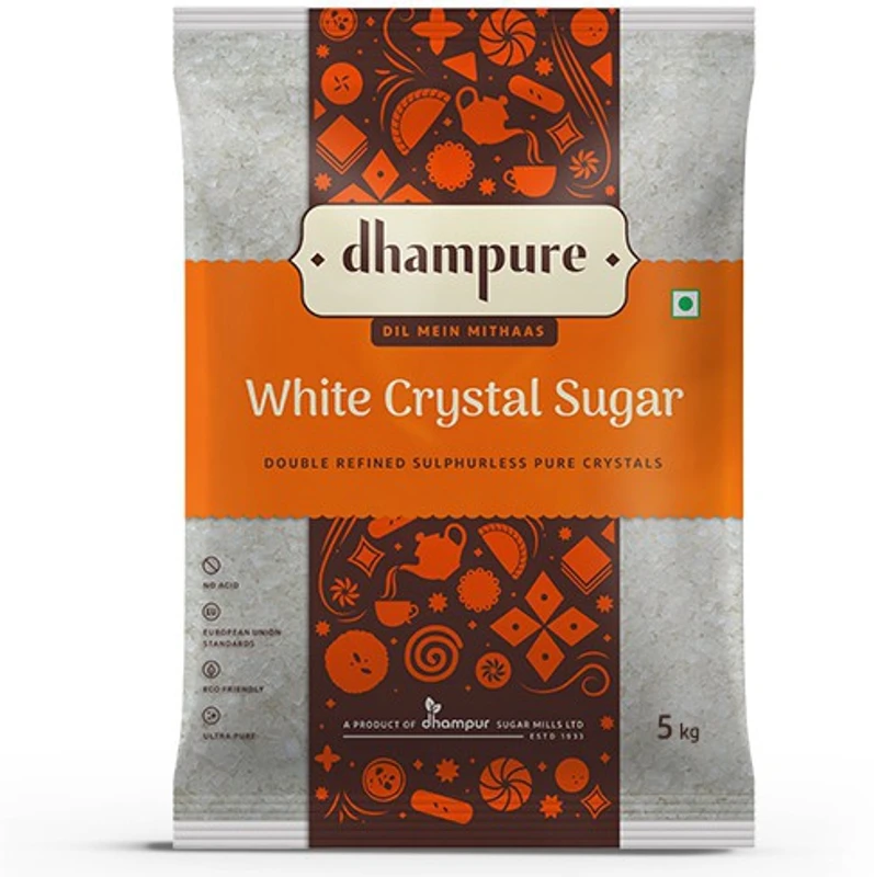 DHAMPURE Sulphurless Sugar (5 kg)