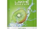 Lakme Blush & Glow Kiwi Sheet Mask, 25 ml
