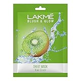 Lakme Blush & Glow Kiwi Sheet Mask, 25 ml