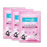 Everyuth Naturals Anti Pollution Sheet Mask Pack of 3