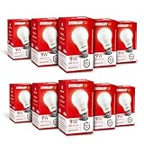 Eveready 9W LED Bulb, Cool Day Light (6500K) Pack of 10