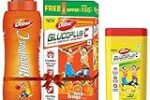 Dabur Gluco Plus C Orange – 1 Kg Free Sipper & Lemon Dabur Gluco Plus C – 400gm