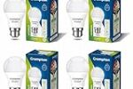 Crompton Dyna Ray 7W Round B22 LED Cool Day Light Pack of 4
