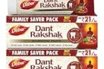Dabur Dant Rakshak Ayurvedic Toothpaste – 700g (175g x 4)