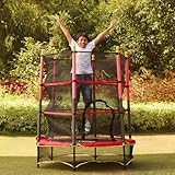 Lifelong 55-Inch Trampoline for Kids with Safety Net & Spring Cover Padding