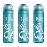 Eva Fresh+Fresh +Fresh Deo Spray 150 ml (Pack of 3)