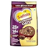 Saffola 25g High Protein Oats 400g | Chocolate flavour | No Sugar