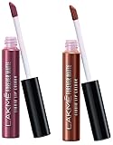 LAKMÉ Forever Matte Liquid Lip Colour, Mauve Ecstasy, Nude Twist, 5.6 Ml Combo