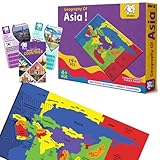 Storio EVA Foam Asia Map Puzzles for Kids