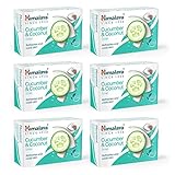 Himalaya Herbals Cucumber and Coconut Soap, 125g (Pack of 6)