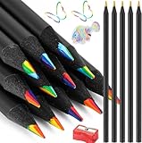 VIHM 12 Colors Rainbow Pencils for Kids Adults
