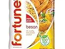 FORTUNE Chana Besan, 100% Chana Dal 100% Taste, 500 Gm