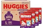 Huggies Complete Comfort Wonder Pants Baby Diapers L Size, 256 Count