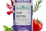 Neuherbs Hair Biotin Capsules for Hair Growth | 60 Capsules