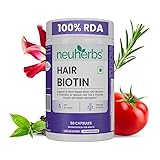 Neuherbs Hair Biotin Capsules for Hair Growth | 60 Capsules
