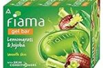 Fiama Gel Bar Lemongrass And Jojoba, 375g (125g – Pack of 3)