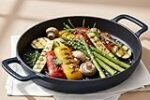 Ember Cookware Pre-Seasoned Cast Iron Grill Pan 26 cm