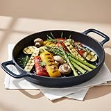 Ember Cookware Pre-Seasoned Cast Iron Grill Pan 26 cm