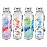 MILTON Helix 1000 Pet Water Bottle 1 Litre Each BPA Free, Set of 4