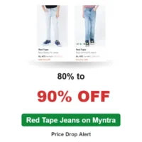 80% to 90% Off Red Tape Jeans on Myntra