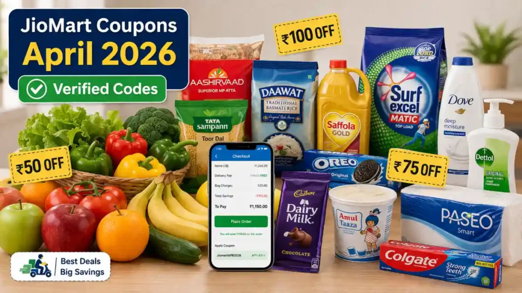 JioMart Coupon Code Today – Working Codes ₹50–₹75 Off