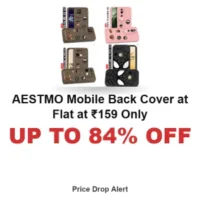 AESTMO Mobile Back Cover at Flat at ₹159 Only