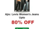 Ajio: Levis Women’s Jeans Upto 80% off From ₹580