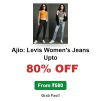 Ajio: Levis Women’s Jeans Upto 80% off From ₹580
