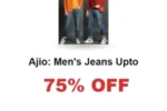Ajio: Men’s Jeans Upto 75% off