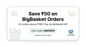 BigBasket 50 Off Coupon – Save ₹50 Instantly on Groceries