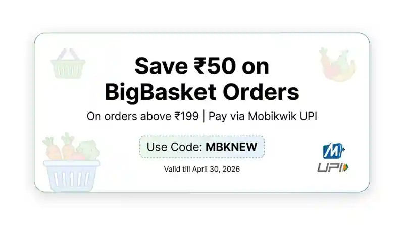 BigBasket 50 Off Coupon – Save ₹50 Instantly on Groceries