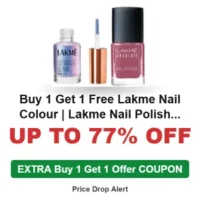 Buy 1 Get 1 Free Lakme Nail Colour | Lakme Nail Polish BOGO Offer