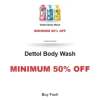Dettol Body Wash Minimum 50% off