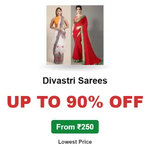 Divastri Sarees Up to 90% off From ₹250