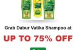 Grab Dabur Vatika Shampoo at Up to 75% OFF Today