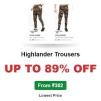 Highlander Trousers UP to 89% off From ₹302